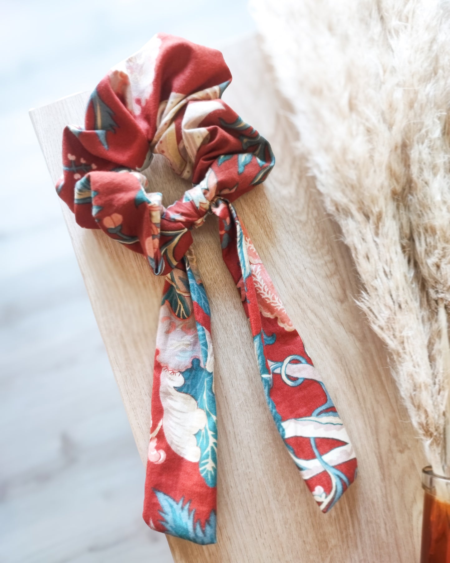 Syysvärit iso rusetti scrunchie