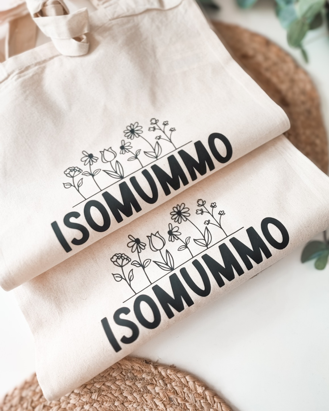 Mummo kangaskassi personoitava