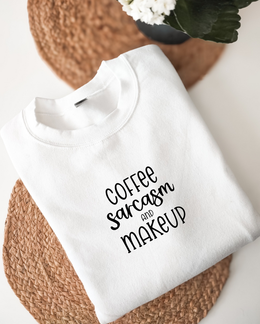 Coffee, sarcasm & makeup collegepaita
